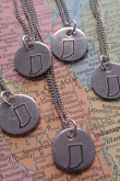 Small Stamped Indiana Necklace