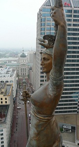 Victory sculpture