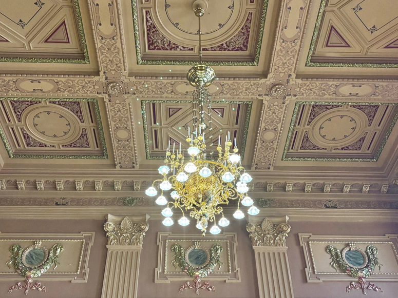Court Room Chandelier from 1888