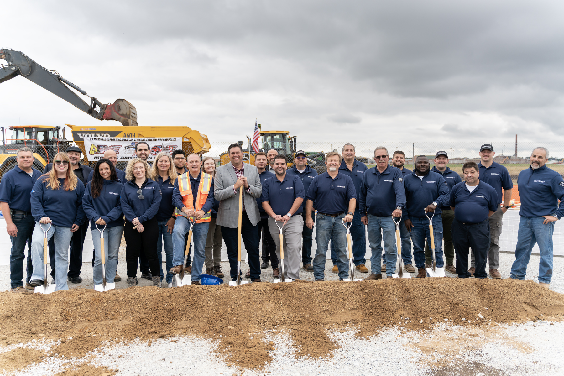 A groundbreaking was held on Thursday, Sep. 28, 2023 for the new $1.2 Billion correctional facility under construction in Westville, Indiana. SCOTT ROBERSON | Indiana Department of Correction