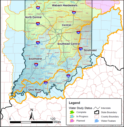 Ohio River Map