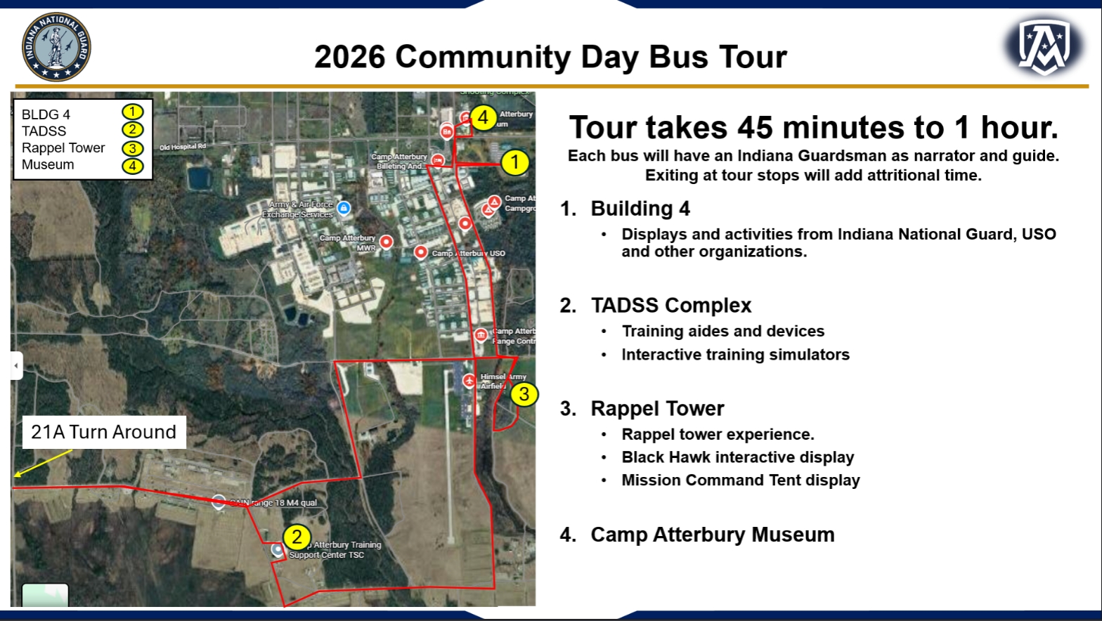 Camp Atterbury Community Day Bus Tours