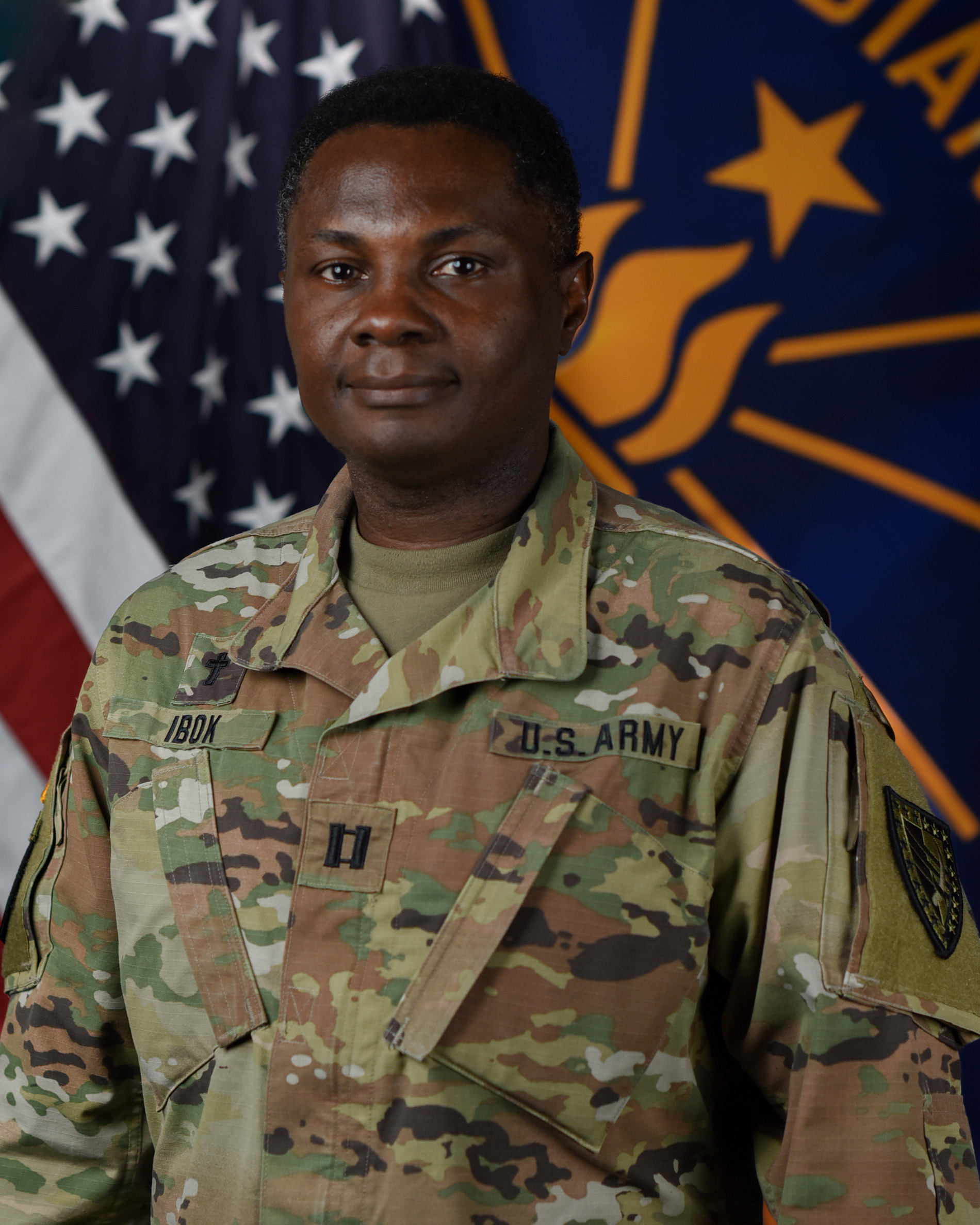 Capt. Dominic Ibok, Chaplain, Camp Atterbury