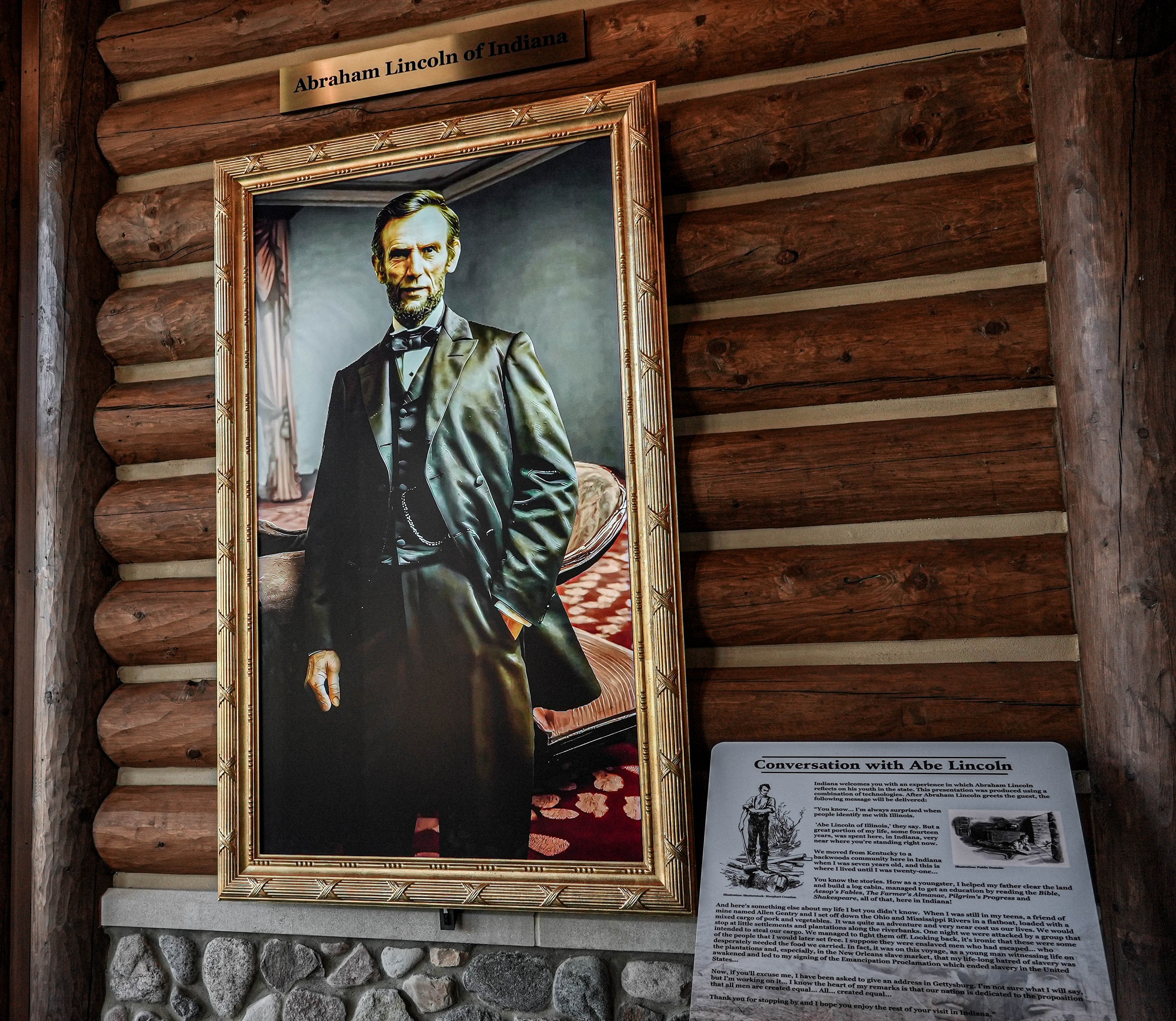 Painting of Abraham Lincoln