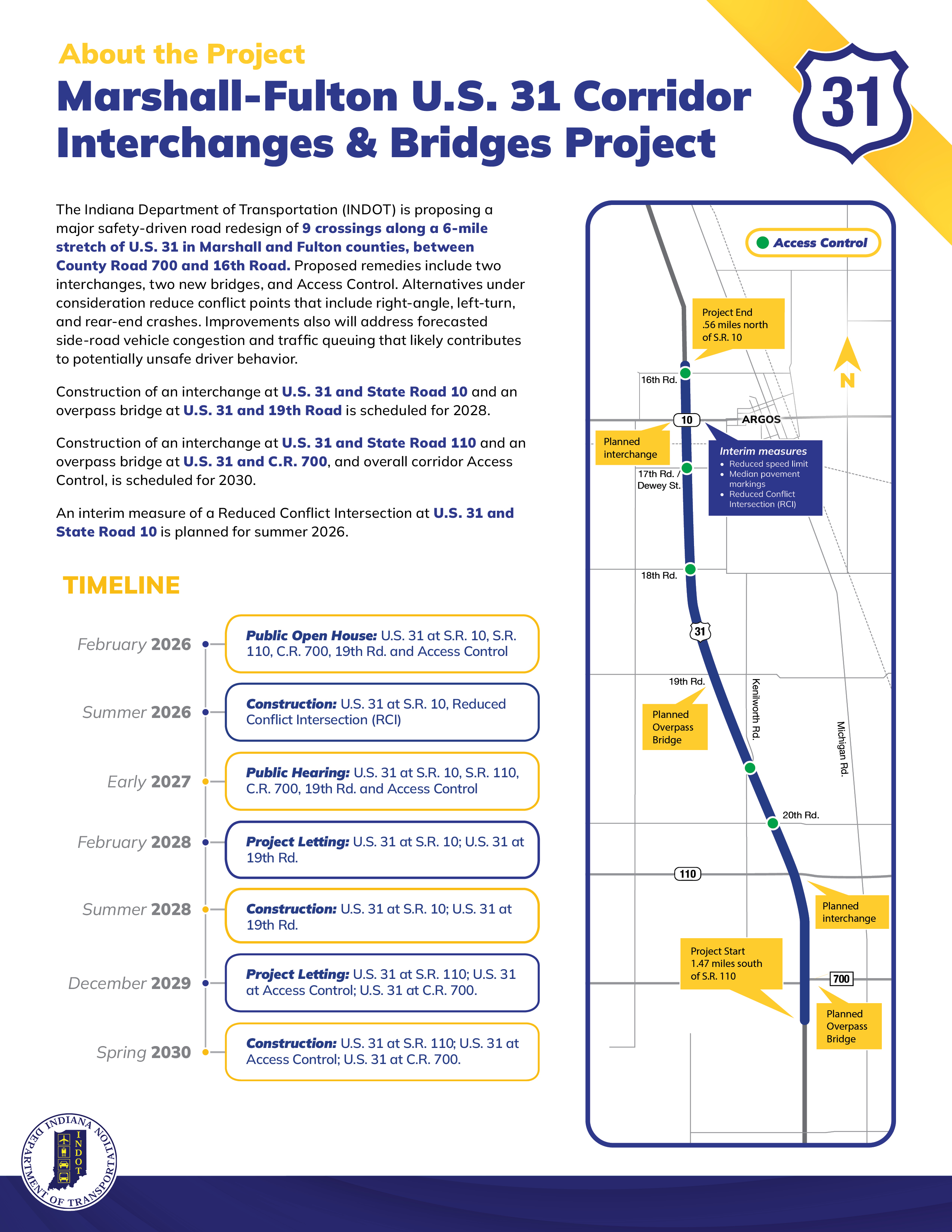 US 31 Corridor Updated Schedule Handout2