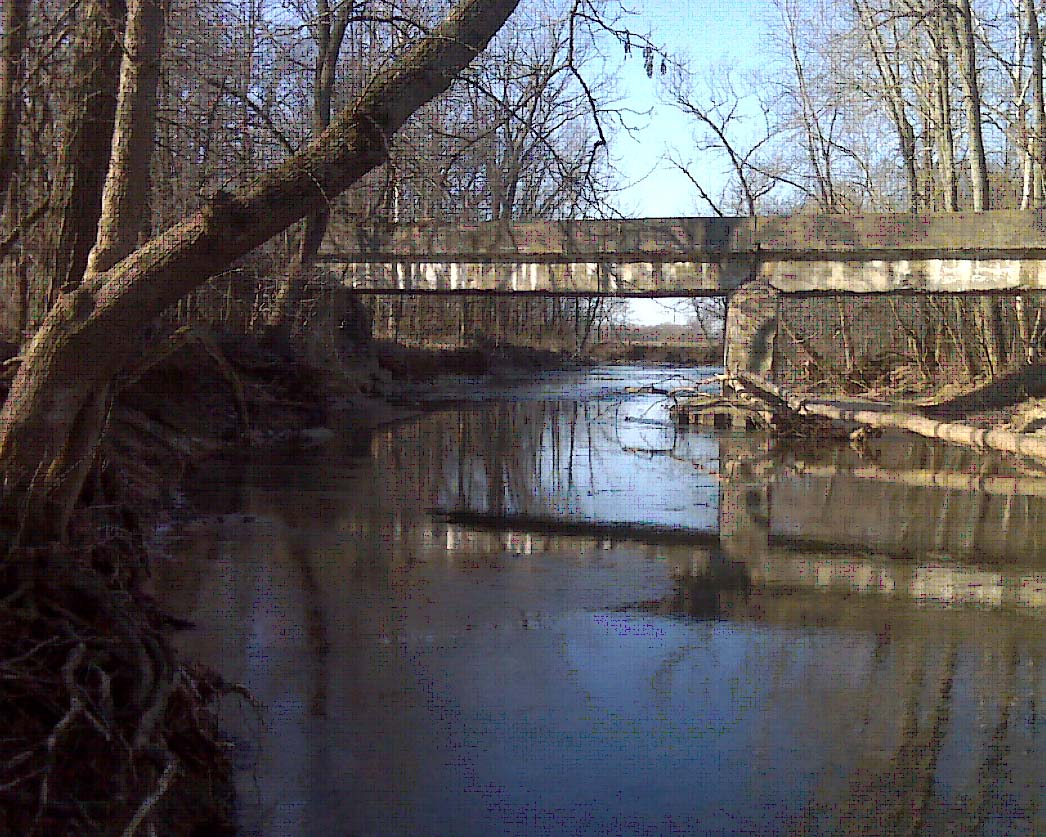 INDOT Wayne 173 Mineral Springs Road over Greens Fork