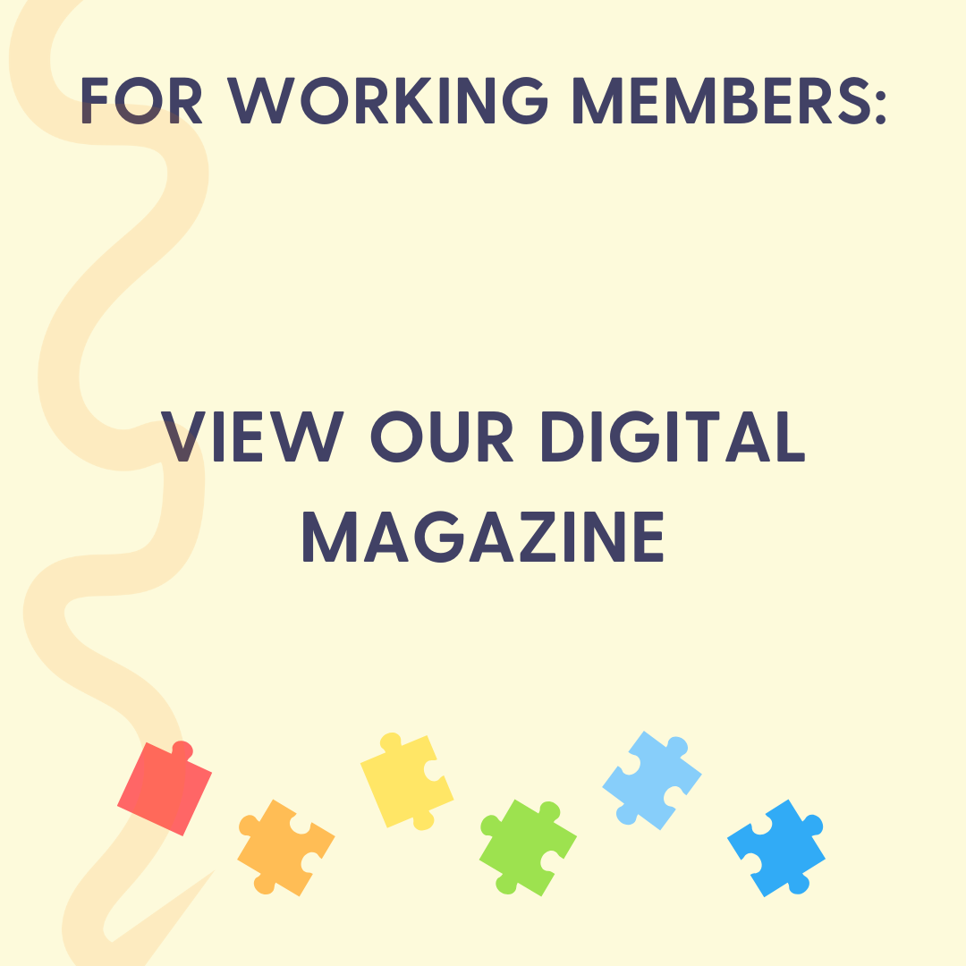 square image with light yellow background reading sign up for our quarterly newsletter