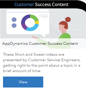 AppDynamics Customer Success Content