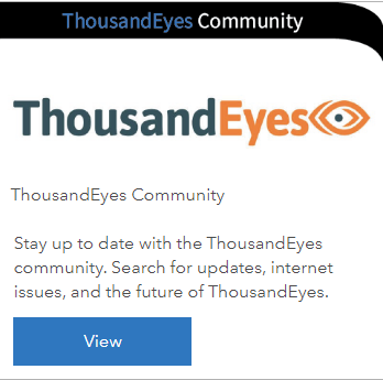 ThousandEyes Community