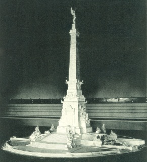 Bruno Schmitz plaster model of Indiana Soldiers and Sailors Monument. Courtesy Indiana State Archives