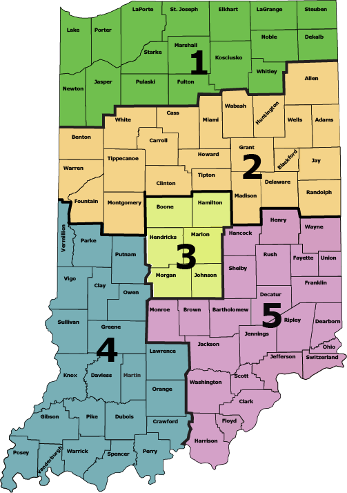 Indiana Medicaid Providers Territory Map 9578