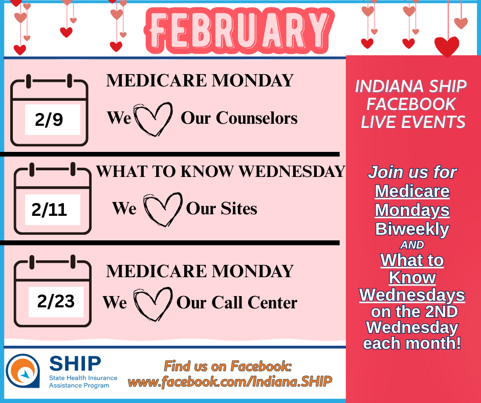 February Facebook Live Events