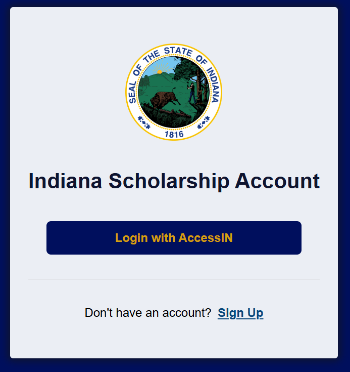 Access Indiana SA login
